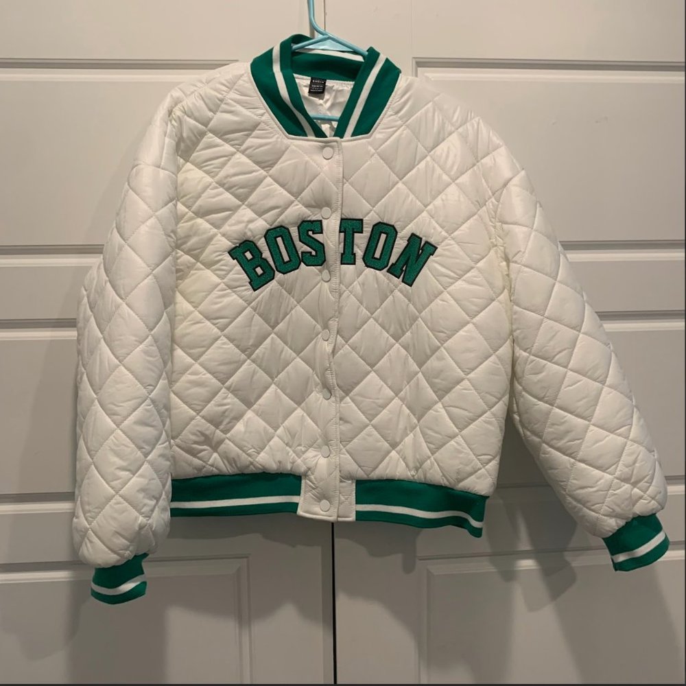 Womens Boston Bomber Jacket | Size Large